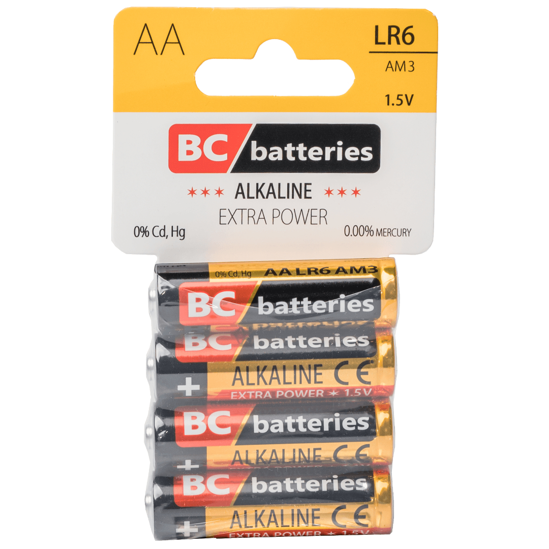 BC alkalne baterije “AA” – EXTRA POWER (4/1)